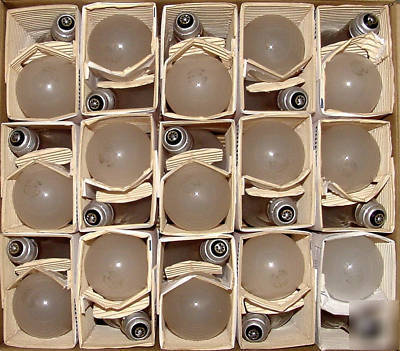 Case of 60 philips 135 watt light bulbs 150A-135A/99 ew