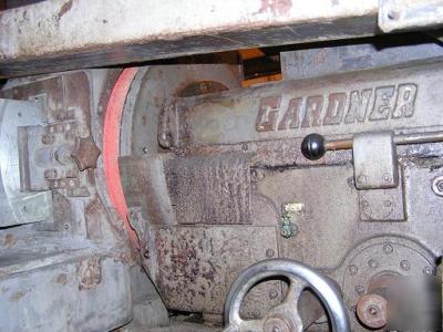 Gardner 2H20-23 opposed face grinder w/ gun feed rare 