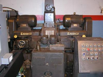 Gardner 2H20-23 opposed face grinder w/ gun feed rare 