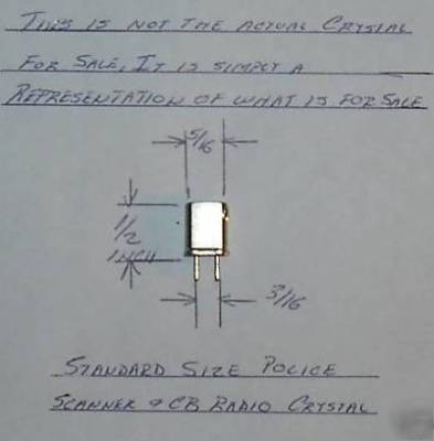 Ham radio crystal 1127 - 7.9601 mhz 