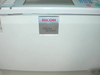 Late model ricoh aficio mp 6500 multifunction copier
