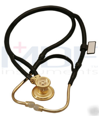 Mdf 22K goldplated 2-in-1 sprague rappaport stethoscope