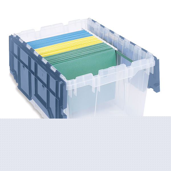 New wise akro mils 12 gallon hanging file tote lot of 6 