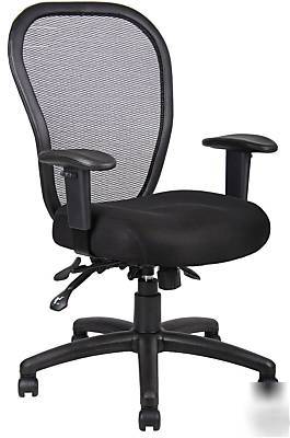 Office task chair 3 paddle multi-function tilting B6008