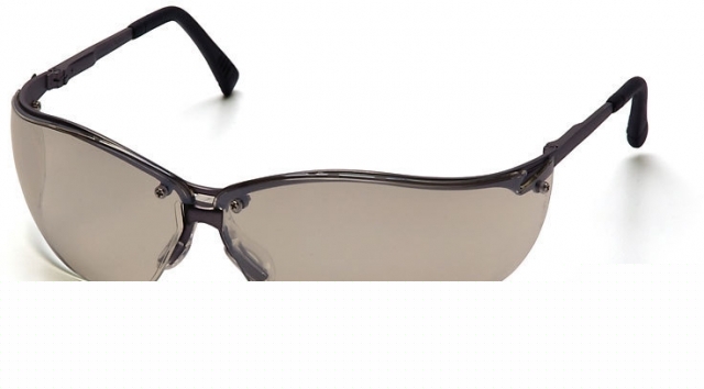 Pyramex V2-metal safety glasses - indoor/outdoor mirror