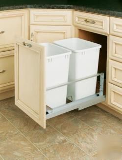 Rev a shelf 5349-18DM-2, double waste container