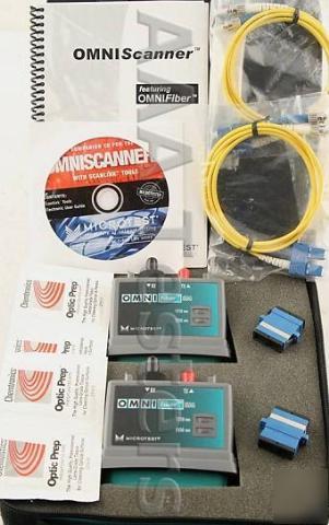 Fluke microtest omnifiber sm fiber omniscanner omni 2