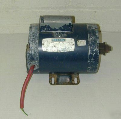 Leeson 1/3 hp motor p/n: 110010-81 model C6C17NB2A