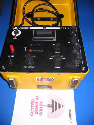 Megger biddle ground earth tester det/2