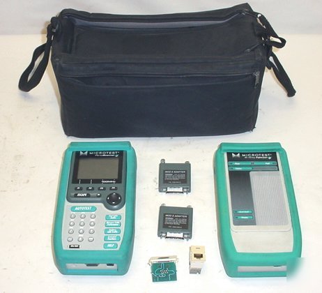 Microtest fluke fiber optic scanner 2-way injector set