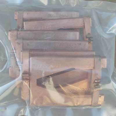 New bussmann #2662 fuse reducers 250V 600A (3 pair/pkg)