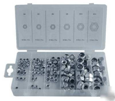 146 piece locknut (nylock) assortment