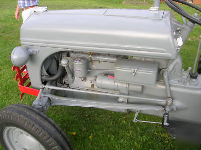 1941 ford 9N tractor with homier farm pro finish mower