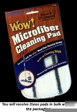 Bulk 30 black diamond microfiber dust mop head pads 