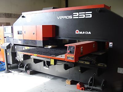 2001 amada vipros 255 cnc turret punch press wow 