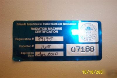 Lodox statscan digital radiography system