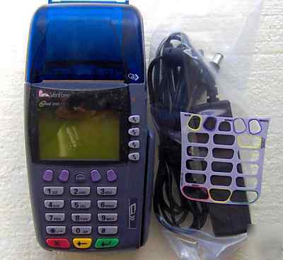 Lot 2 verifone omni 3750 credit card pos 4-meg dial