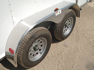 14FT 7X14 7 x 14 v-nose enclosed cargo trailer in texas