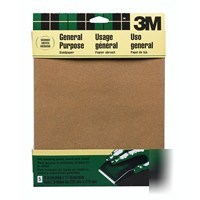 3MAND#8482; aluminum oxide sandpaper 9002NA, 9 in x 11 