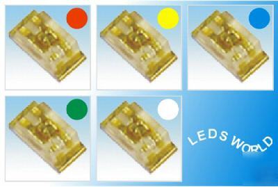40 x 0603 red,yellow,blue,white,green smd led f/s