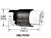  4PCS: hubbell 3P3W 50A 125/250V 10-50R connectors