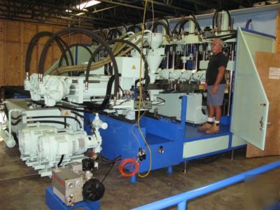 Kingsteel 6 station direct injection molding machine