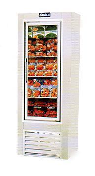 Leader pulling glass door reach-in display freezer 30