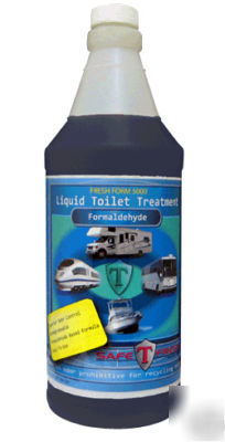 Liquid toilet treatment - formaldehyde