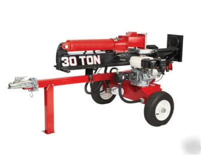 Log splitter horizontal & vertical - 30 ton - honda eng