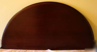 Mahogany round conference dining room table top 72 in. 