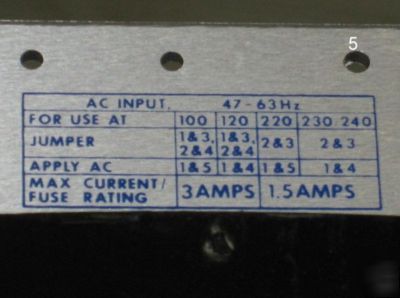 New power-one power supply model HCC512A