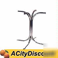 New restaurant chrome table base 29IN cross