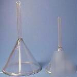 Short stem glass funnel: 50MM