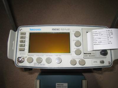Tektronix 1503C metalic tdr cable tester & yt-1 printe