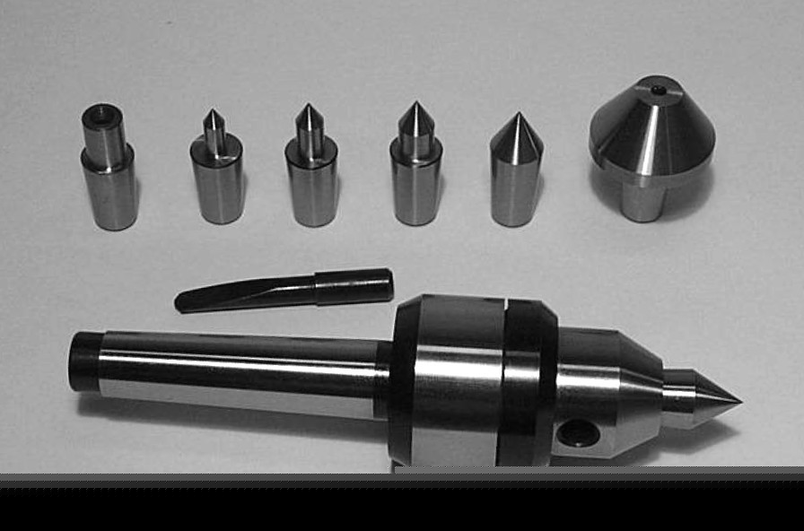 On sale - live center set,MT2,7 tips, lathe, machinist