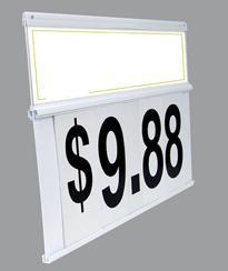 Spiral price sign holder retail display board 19X24 pop