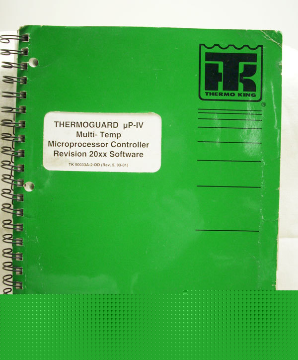 Thermo king thermoguard up-iv super ii diagnosis manual
