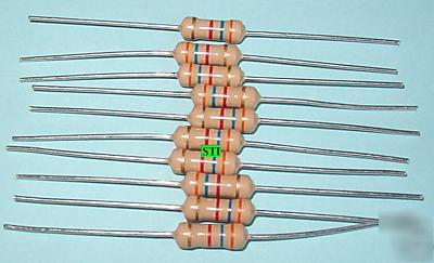 3.6K ohm 1W 5% resistors 1 watt lot of 10 - bonus 