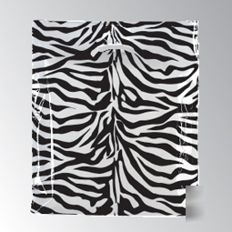 50X zebra design plastic carrier bags - 12