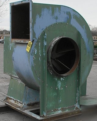 60 horsepower radial blower fan bulk material mover big