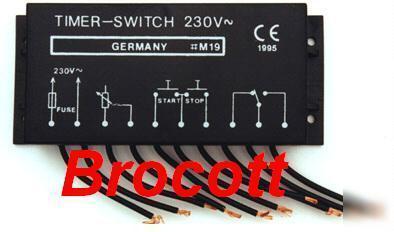 Automation timer switch - 240VAC- 1 sec to 15 min