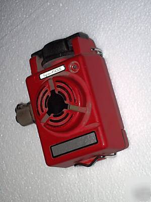 Firefighter pass spiropass alarm detex insterspiro scba