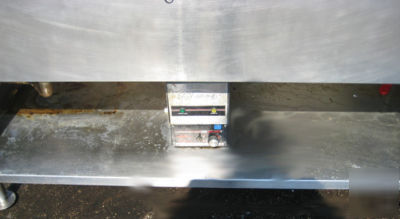 Hot food heat station w/bain marie & pot rack 8245 chef