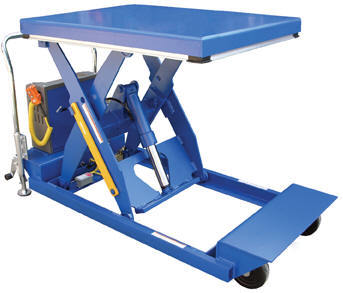 Portable scissor lift table, 1-ton, 58