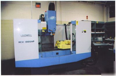 Vertical machining center, leadwell cnc mcv-1000 5-axes