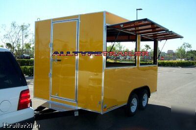 2010 enclosed art video photography concession trailer