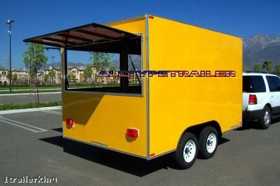 2010 enclosed art video photography concession trailer