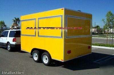 2010 enclosed art video photography concession trailer