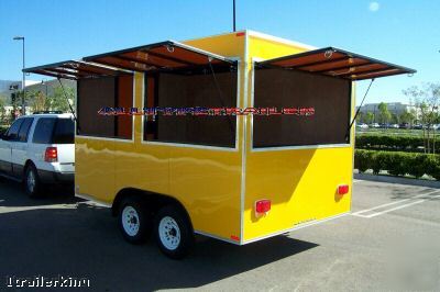 2010 enclosed art video photography concession trailer