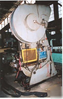 75 ton niagara model af- 4 Â½ o.b.i. flywheel press